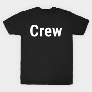 Crew Large backside t-shirt White T-Shirt